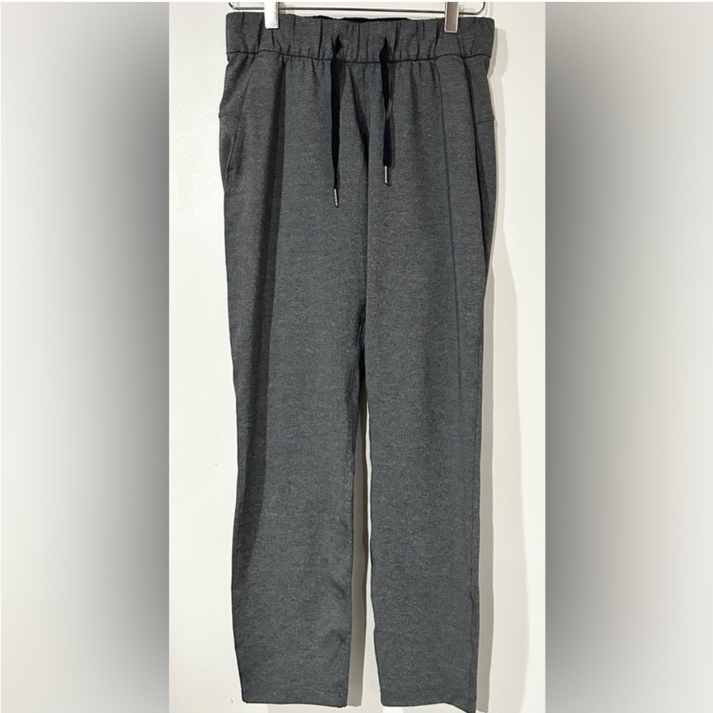 Lululemon Athletica On The Fly 7/8 Luxstreme Everday Pants Heathered Gray- Sz 4 - Picture 14 of 16
